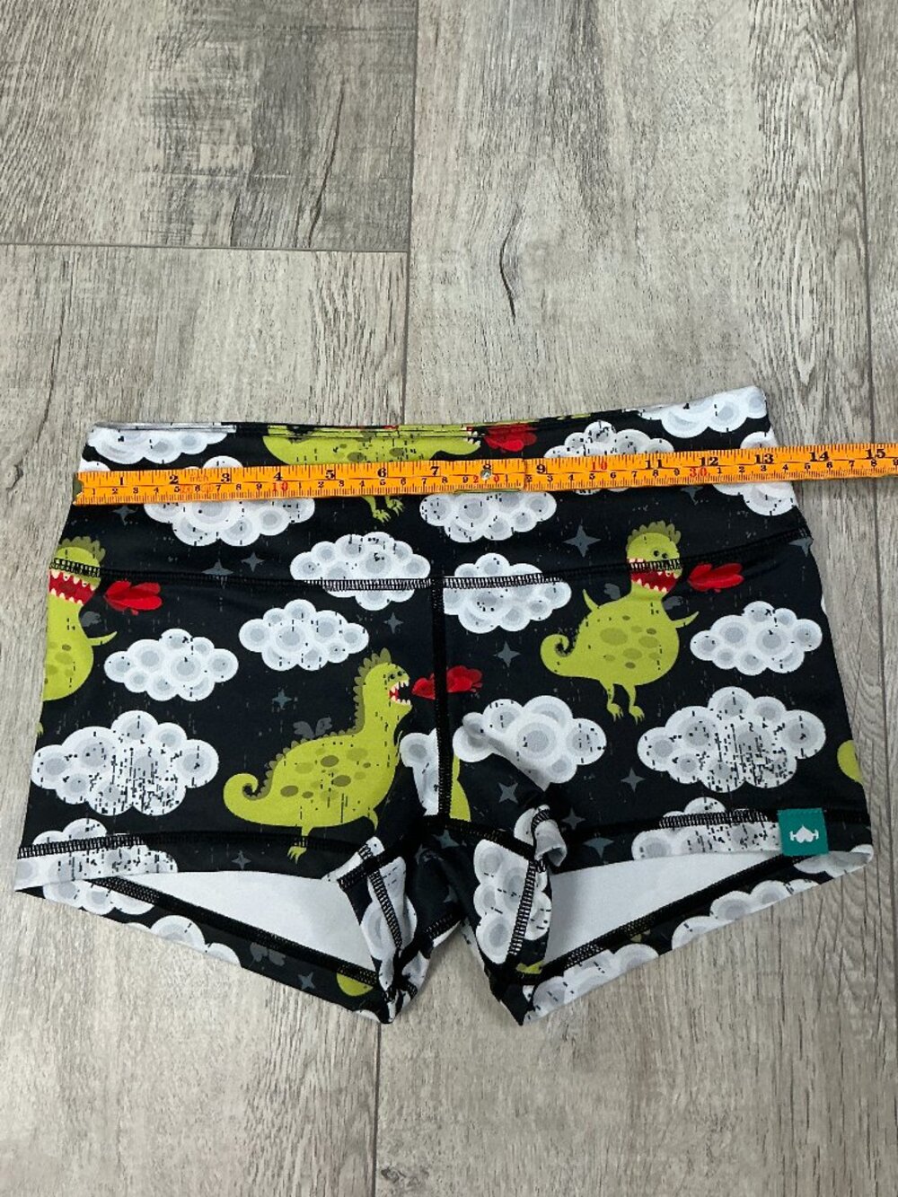 WodBottom Dinosaur T-Rex CrossFit Shorts Small Discontinued Shorties - Picture 7 of 11